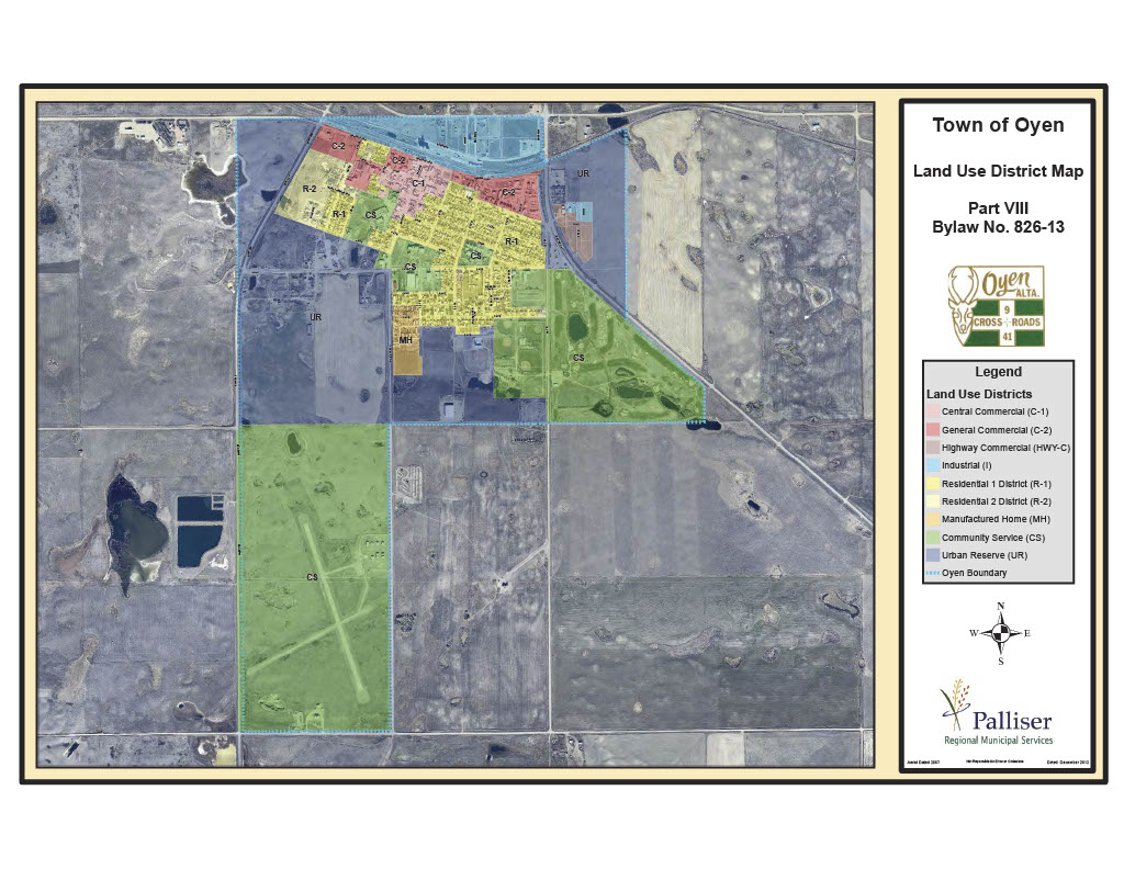 Town of Oyen - Maps & Statistics